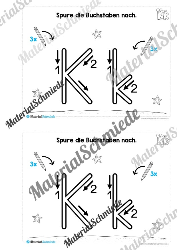 Buchstabe K/k: Mini-Heft (Vorschau 02)