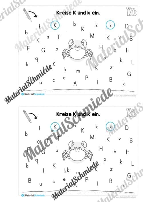 Buchstabe K/k: Mini-Heft (Vorschau 04)