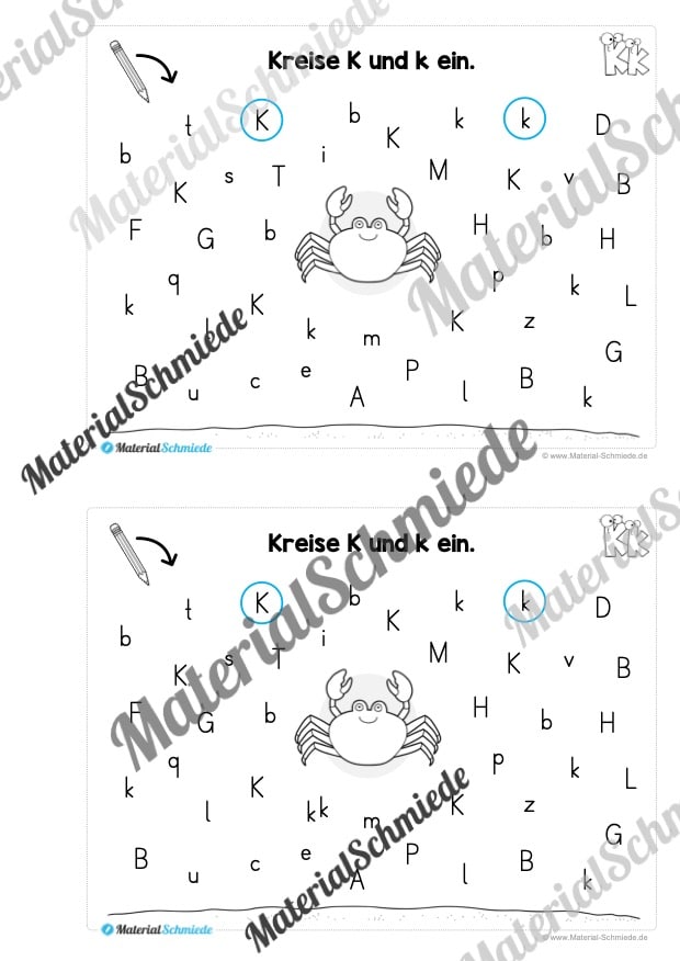 Buchstabe K/k: Mini-Heft (Vorschau 04)