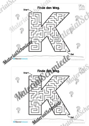 Buchstabe K/k: Mini-Heft (Vorschau 10)