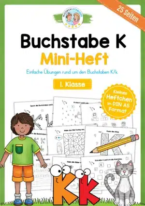 Buchstabe K: Mini-Heft (25 Seiten)