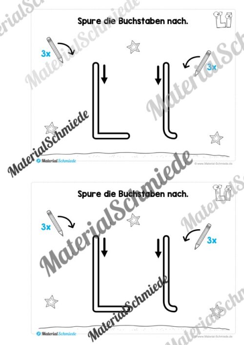 Buchstabe L/l: Mini-Heft (Vorschau 02)