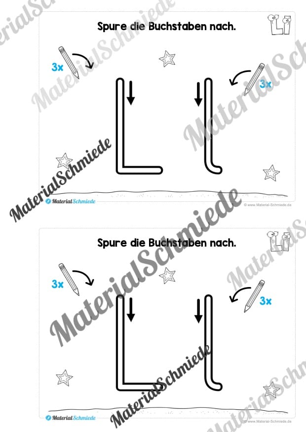 Buchstabe L/l: Mini-Heft (Vorschau 02)