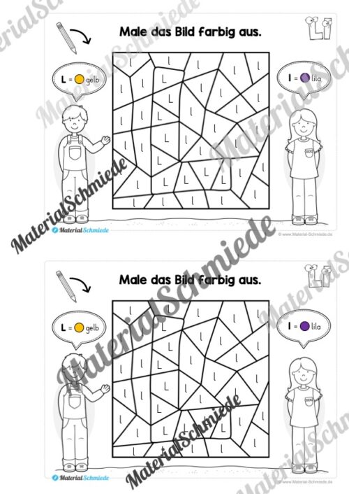 Buchstabe L/l: Mini-Heft (Vorschau 06)