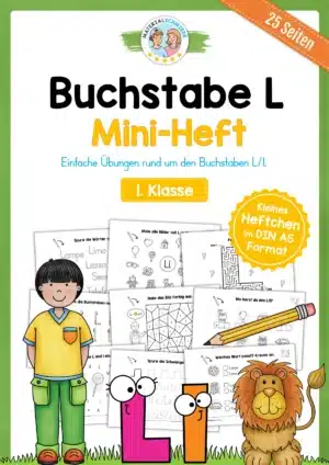 Buchstabe L: Mini-Heft (25 Seiten)