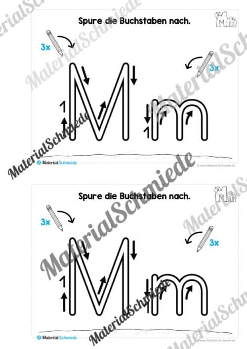 Buchstabe M/m: Mini-Heft (Vorschau 02)