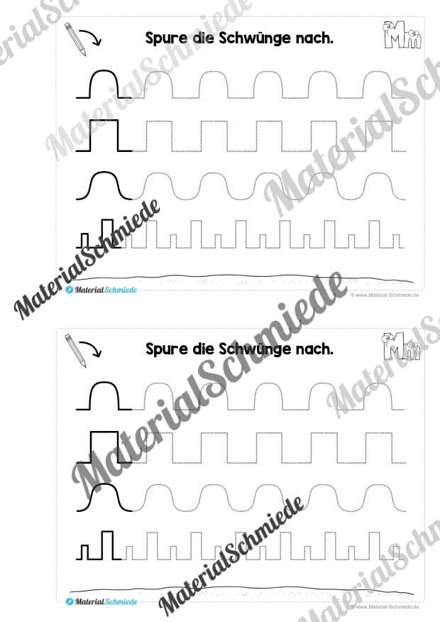 Buchstabe M/m: Mini-Heft (Vorschau 03)