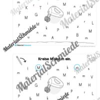 Buchstabe M/m: Mini-Heft (Vorschau 04)