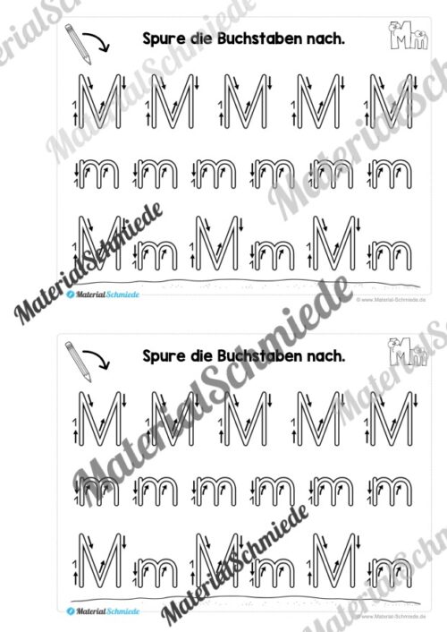 Buchstabe M/m: Mini-Heft (Vorschau 07)