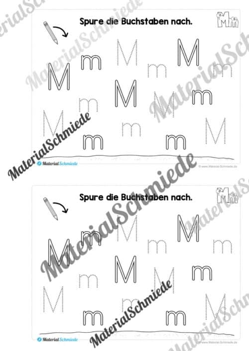Buchstabe M/m: Mini-Heft (Vorschau 09)