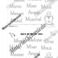 Buchstabe M/m: Mini-Heft (Vorschau 12)