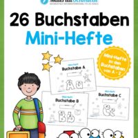 Bundle: 26 Buchstaben Mini-Hefte (A-Z)