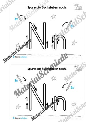 Buchstabe N/n: Mini-Heft (Vorschau 01)