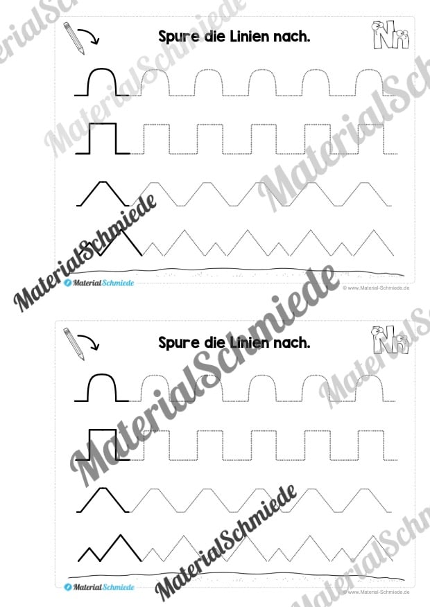 Buchstabe N/n: Mini-Heft (Vorschau 02)