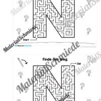 Buchstabe N/n: Mini-Heft (Vorschau 03)