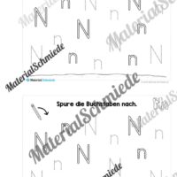 Buchstabe N/n: Mini-Heft (Vorschau 08)