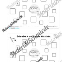 Buchstabe N/n: Mini-Heft (Vorschau 09)