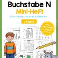 Buchstabe N: Mini-Heft (25 Seiten)