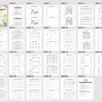 Buchstabe N: Mini-Heft (25 Seiten) - Überblick