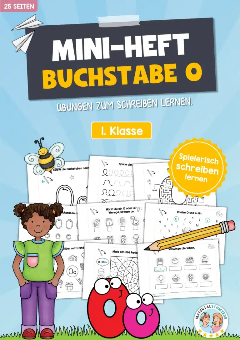 Buchstabe O: Mini-Heft (25 Seiten)
