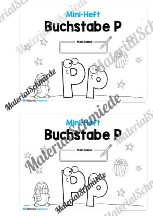 Buchstabe P/p: Mini-Heft (Vorschau 01)