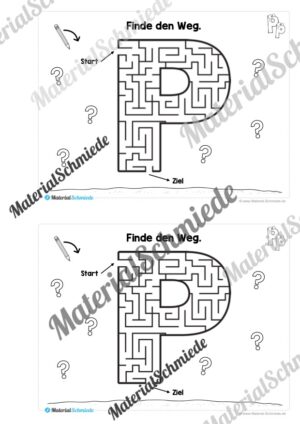 Buchstabe P/p: Mini-Heft (Vorschau 10)