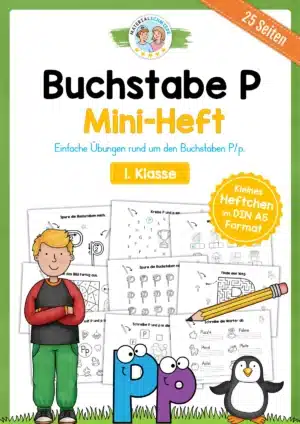 Buchstabe P: Mini-Heft (25 Seiten)