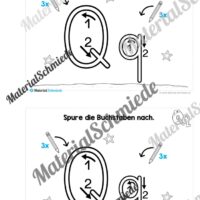 Buchstabe Q/q: Mini-Heft (Vorschau 02)