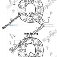 Buchstabe Q/q: Mini-Heft (Vorschau 05)