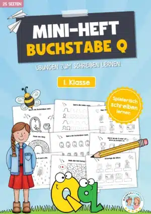 Buchstabe Q: Mini-Heft (25 Seiten)