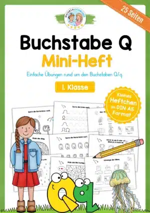 Buchstabe Q: Mini-Heft (25 Seiten)
