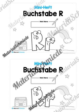 Buchstabe R/r: Mini-Heft (Vorschau 01)