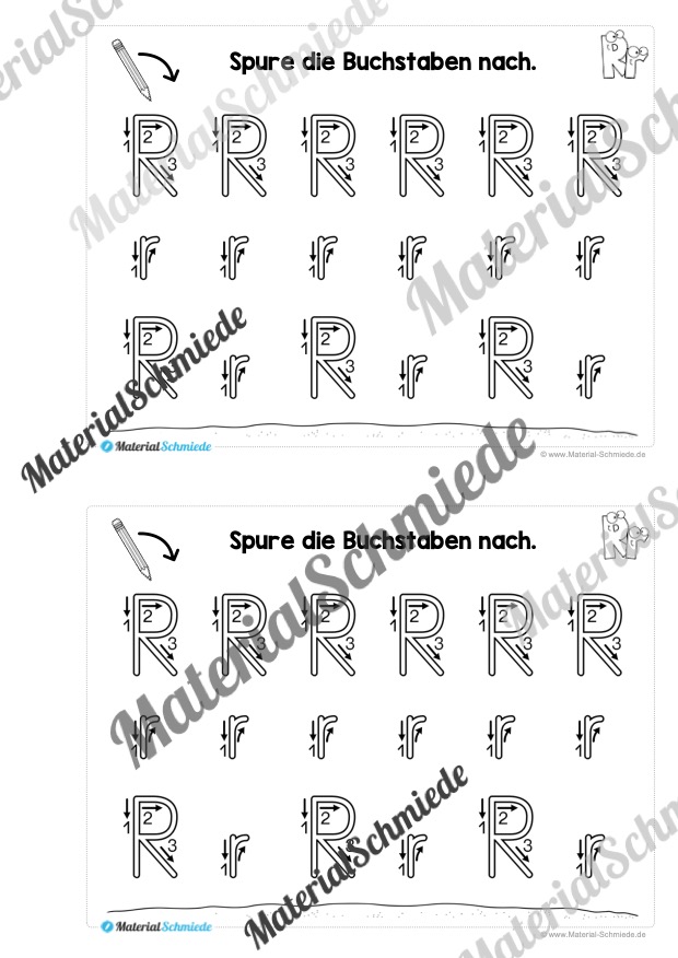 Buchstabe R/r: Mini-Heft (Vorschau 07)