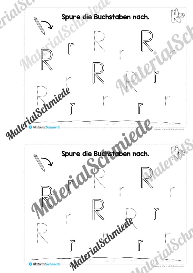 Buchstabe R/r: Mini-Heft (Vorschau 09)