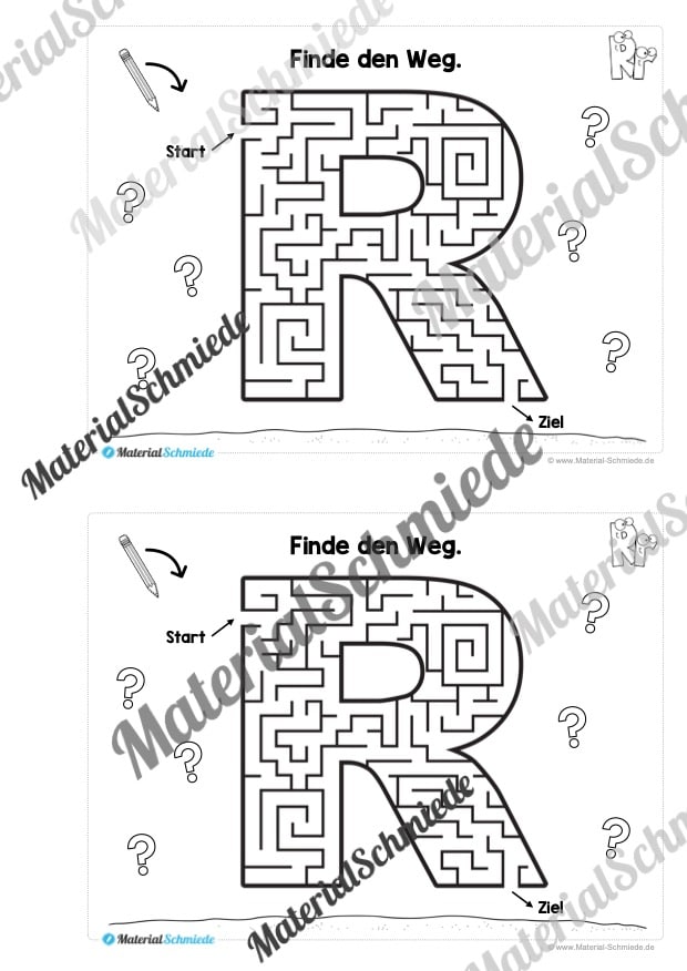 Buchstabe R/r: Mini-Heft (Vorschau 10)