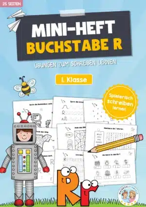 Buchstabe R: Mini-Heft (25 Seiten)