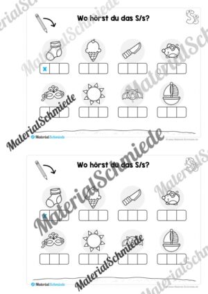 Buchstabe S: Mini-Heft (Vorschau 04)