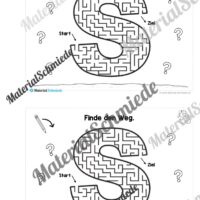 Buchstabe S: Mini-Heft (Vorschau 08)