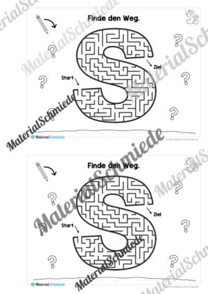 Buchstabe S: Mini-Heft (Vorschau 08)