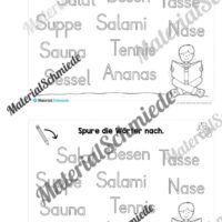 Buchstabe S: Mini-Heft (Vorschau 10)