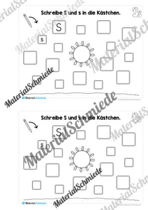 Buchstabe S: Mini-Heft (Vorschau 11)