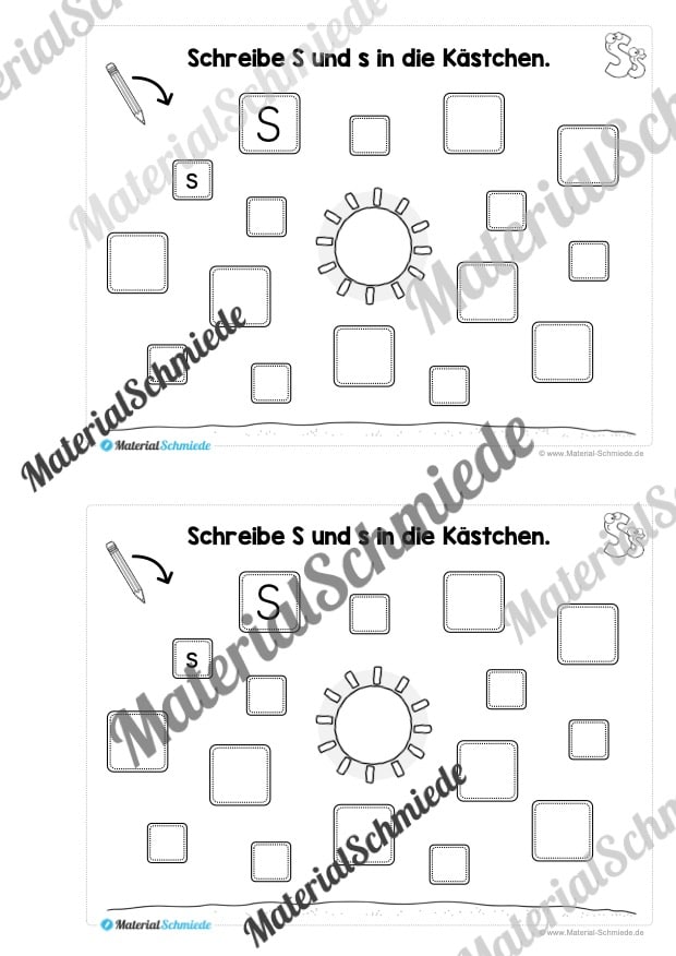 Buchstabe S: Mini-Heft (Vorschau 11)