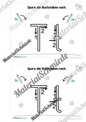 Buchstabe T/t: Mini-Heft (Vorschau 02)