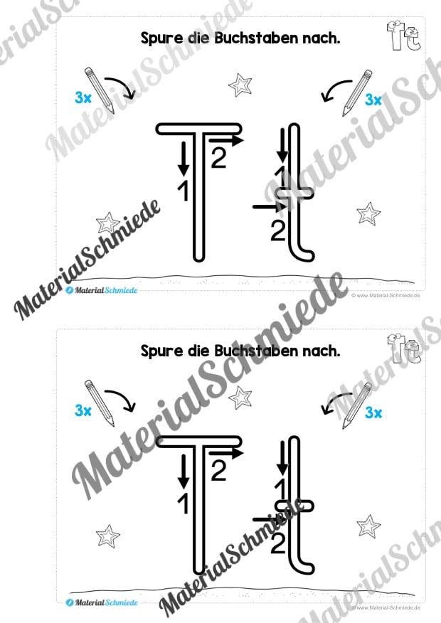 Buchstabe T/t: Mini-Heft (Vorschau 02)