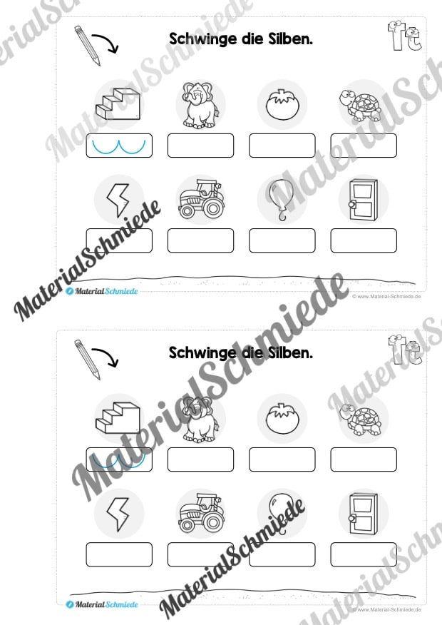 Buchstabe T/t: Mini-Heft (Vorschau 08)