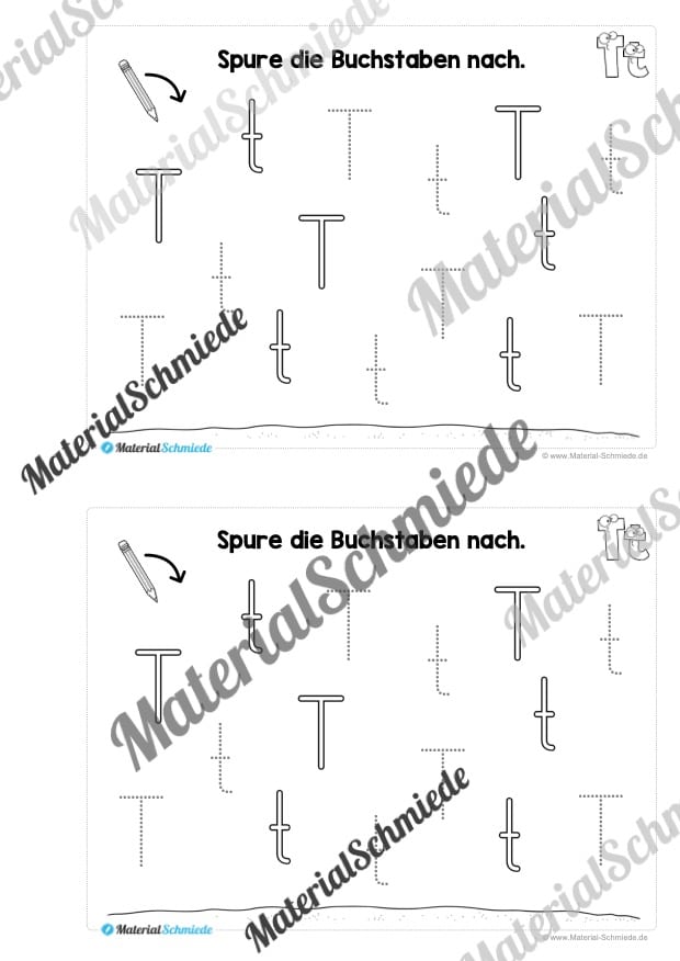 Buchstabe T/t: Mini-Heft (Vorschau 09)