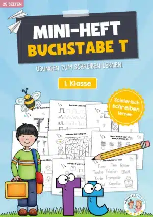 Buchstabe T: Mini-Heft (25 Seiten)