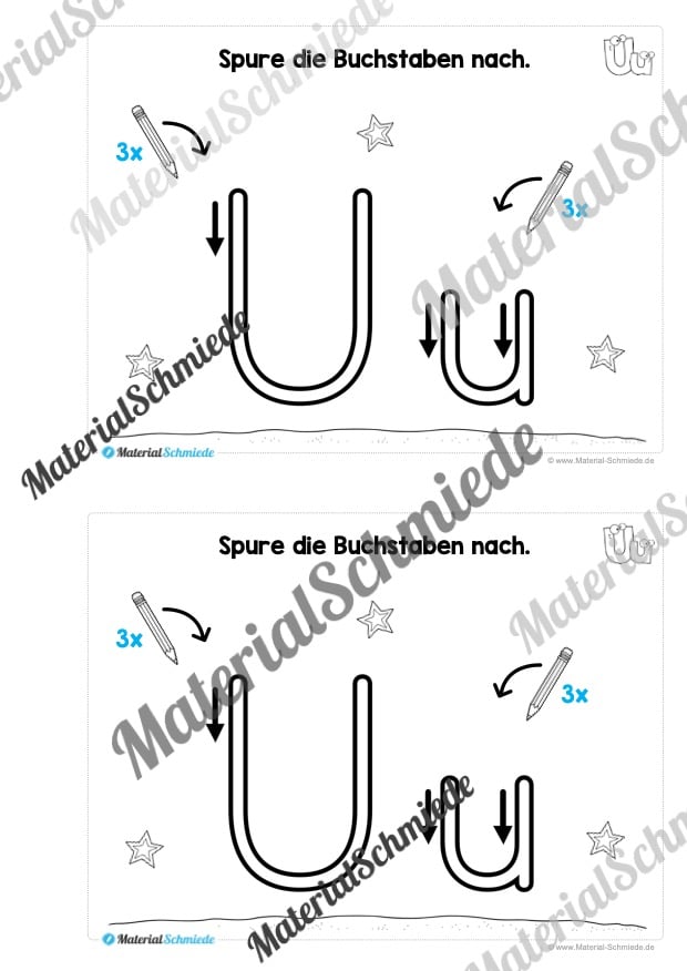 Buchstabe U/u: Mini-Heft (Vorschau 02)