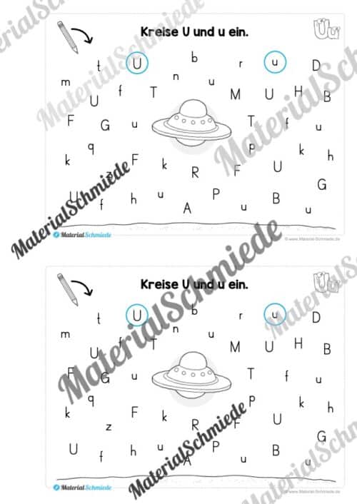 Buchstabe U/u: Mini-Heft (Vorschau 04)