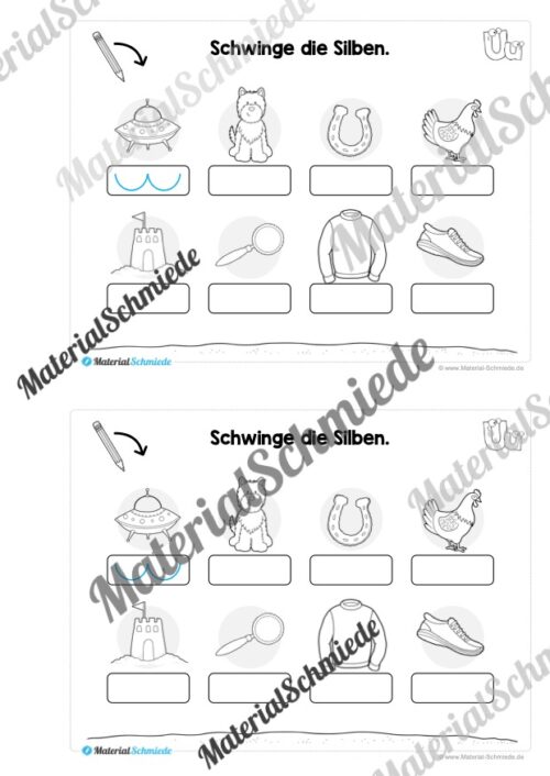 Buchstabe U/u: Mini-Heft (Vorschau 08)